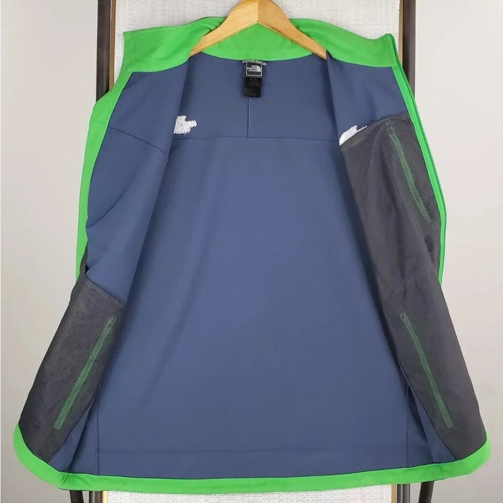 THE NORTH FACE Apex Bionic Softshell Full Zip Blue Jacket Coat - Size XL